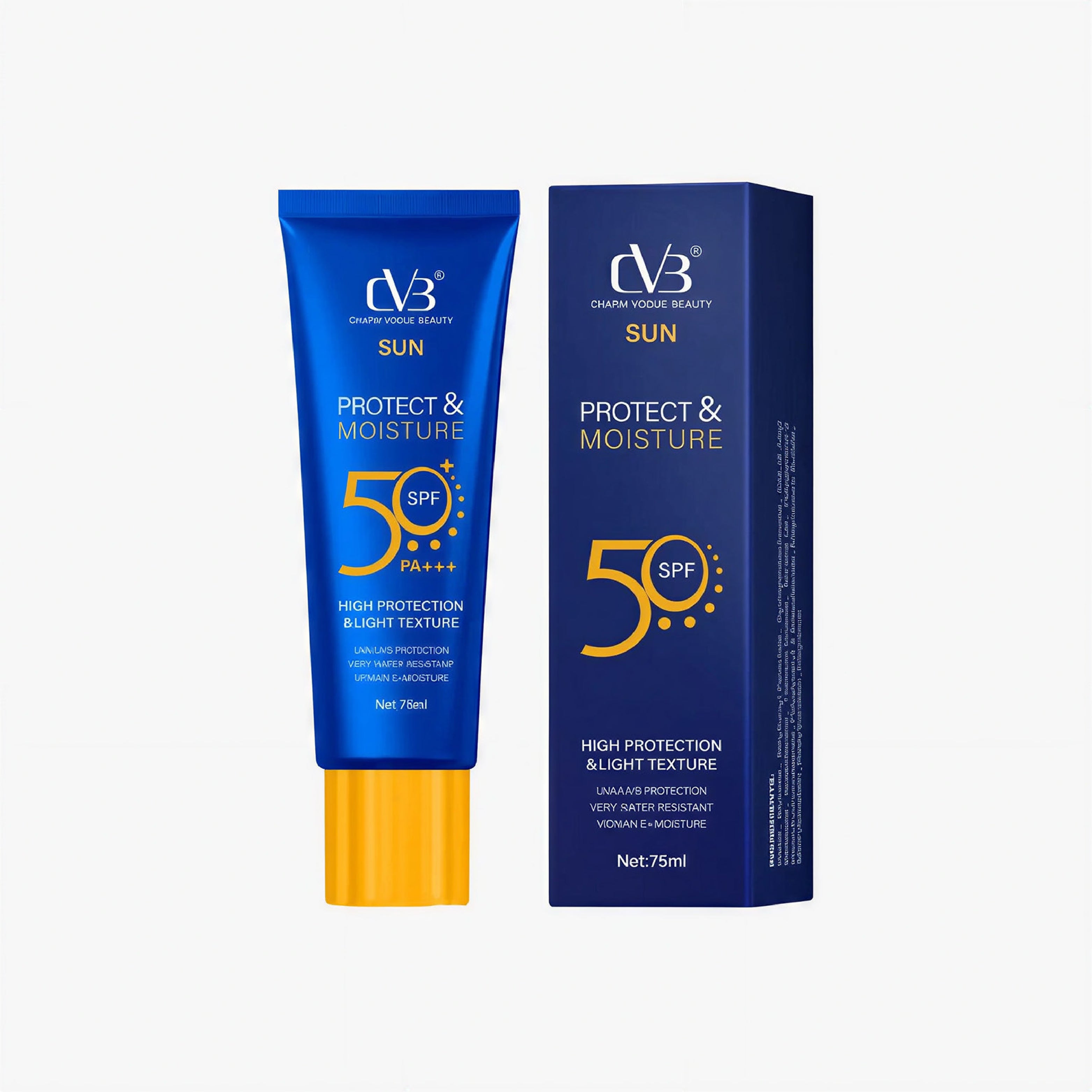 CVB Sun Protect & Moisture 50SPF PA+++ High Protection & Light Texture Net 75ml